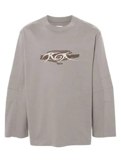 Logo Graphic Long Sleeve T Shirt RBMW0252JY20 GRY0026 - ROA - BALAAN 2