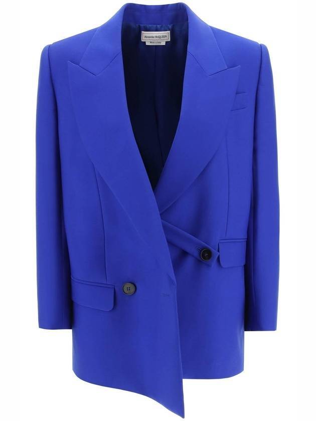 overfit jacket blue - ALEXANDER MCQUEEN - BALAAN 1