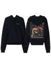 Men's Caravaggio Print Hoodie Black - OFF WHITE - BALAAN 2