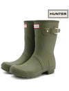 Original Matte Short Rain Boots Olive Leaf - HUNTER - BALAAN 2