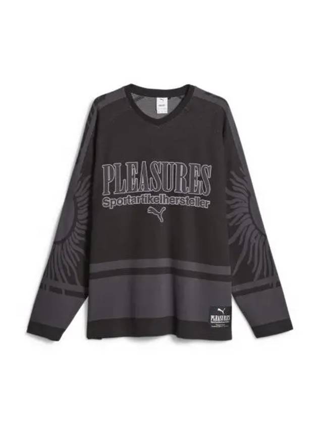 Pleasures Hockey Jersey Long Sleeve T-Shirt Black - PUMA - BALAAN 2