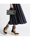 East West Oblique Embroidery Strap Book Tote Bag Blue - DIOR - BALAAN 4