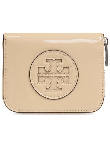 Tory Burch Wallet Ella, Women's, Cream - TORY BURCH - BALAAN 1