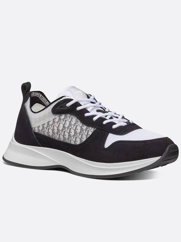 Oblique B25 Runner Low Top Sneakers Black - DIOR - BALAAN 2