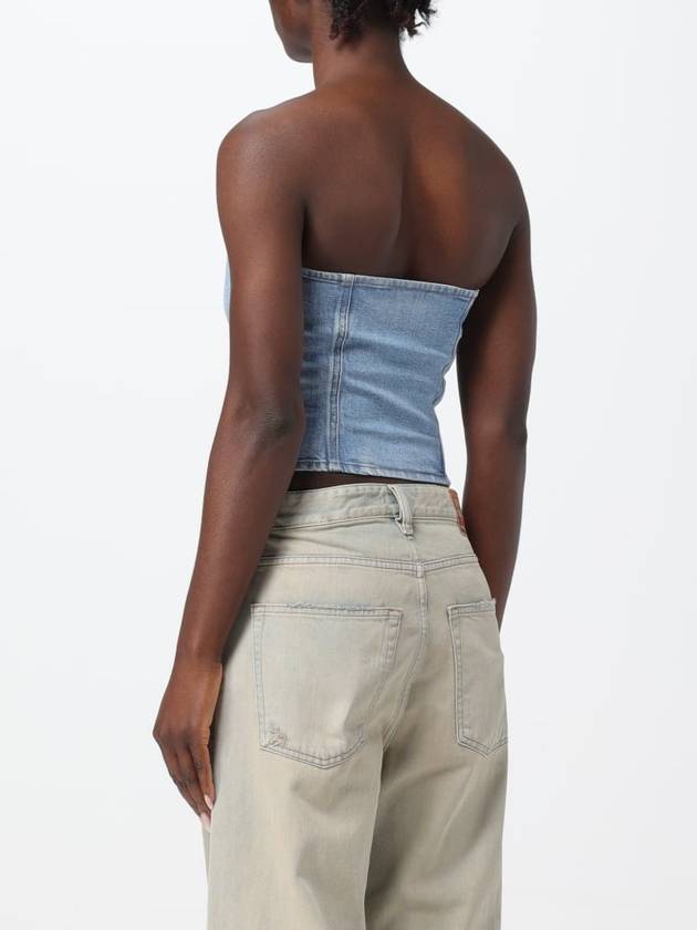 De-Ville Denim Sleeveless Light Blue - DIESEL - BALAAN 3