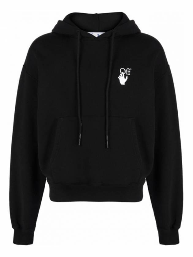 Men's Degrade Arrow Overfit Hoodie Black - OFF WHITE - BALAAN 1