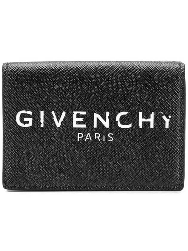 12th Anniversary Vintage Logo Compact Half Wallet BB60BSB0T0 001 - GIVENCHY - BALAAN 1