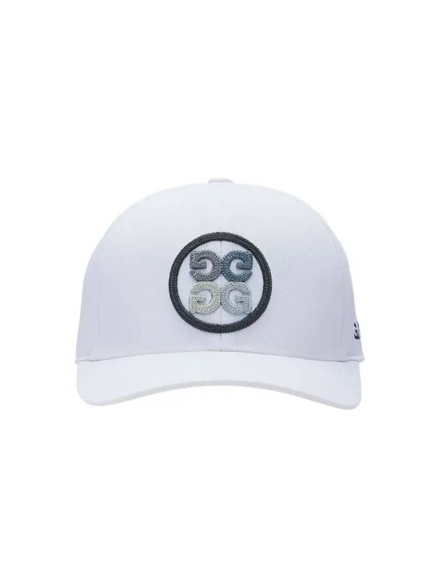 Circle GS Stretch Twill Golf Ball Cap White - G/FORE - BALAAN 3