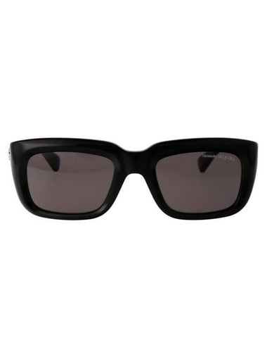 Sunglasses AM0431S 001 001 BLACK BLACK GRAY - ALEXANDER MCQUEEN - BALAAN 1