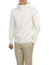 Metropolis Hooded Knit Top White - CP COMPANY - BALAAN 6