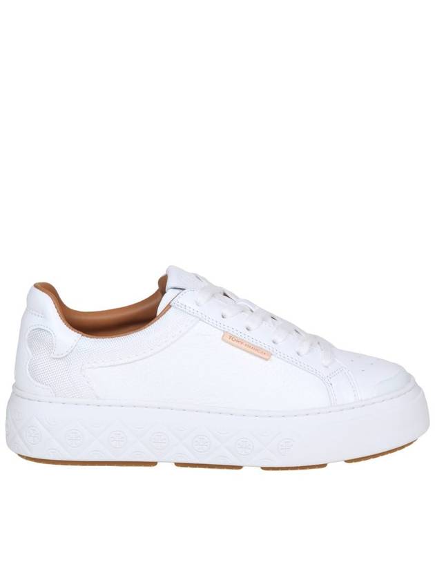 Ladybug Leather Low Top Sneakers White - TORY BURCH - BALAAN 2