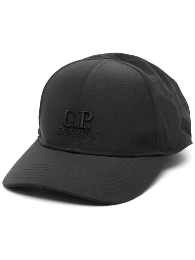 Chrome R Goggle Ball Cap Black - CP COMPANY - BALAAN 3