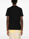 Logo Print Cotton Short Sleeve T-Shirt Black - MSGM - BALAAN 6