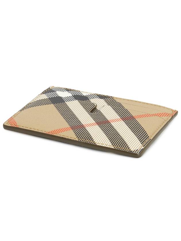 Check Card Case Wallet Beige - BURBERRY - BALAAN 4