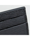 Double Gancini Leather Card Wallet Black - SALVATORE FERRAGAMO - BALAAN 10