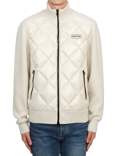 Logo quilted down padded jacket white - DUVETICA - BALAAN 2