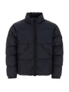 Crinkle Reps Compass Badge Down Padding Navy - STONE ISLAND - BALAAN 1