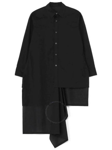 Yohji Yamamoto LAsymmetric Long Blouse, Brand Size 1 (Small) - YOHJI YAMAMOTO - BALAAN 1