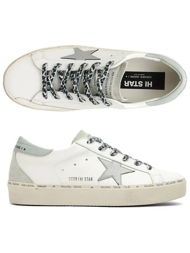 Hi Star Suede Low Top Sneakers Grey White - GOLDEN GOOSE - BALAAN 2