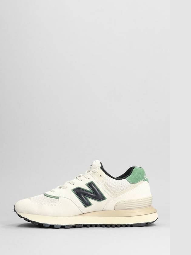 574 Legacy Low Top Sneakers White Green - NEW BALANCE - BALAAN 4