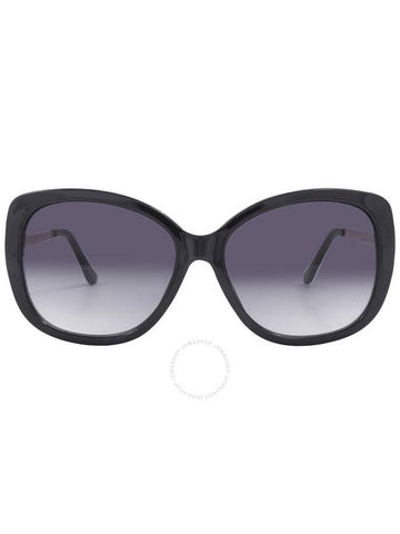 Calvin Klein Grey Gradient Butterfly Ladies Sunglasses CK22548S 001 59 - CALVIN KLEIN - BALAAN 1