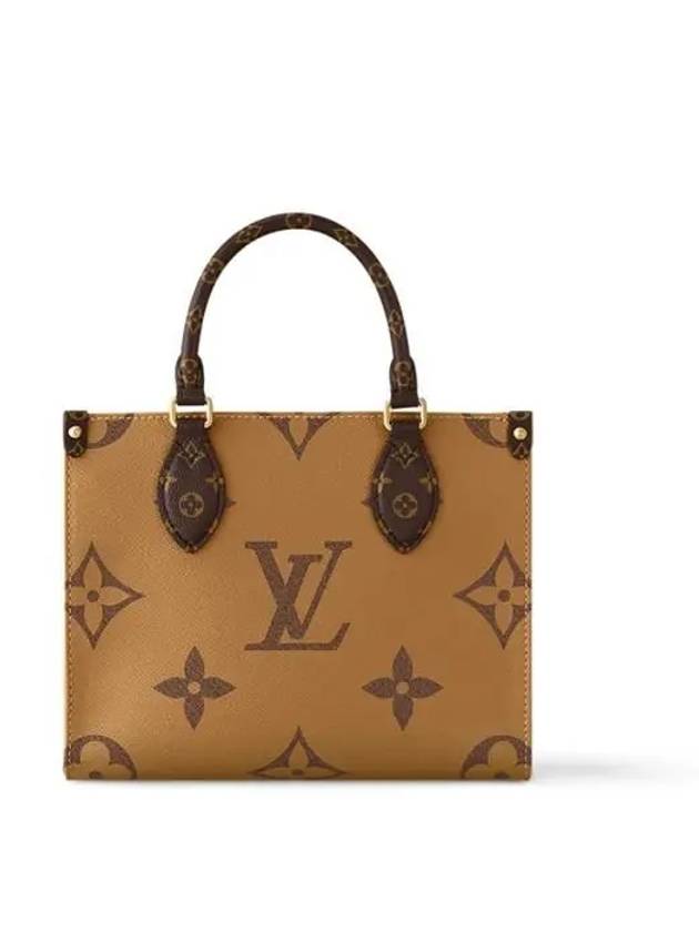 Women's OnTheGo PM Monogram Tote Bag Brown - LOUIS VUITTON - BALAAN 4