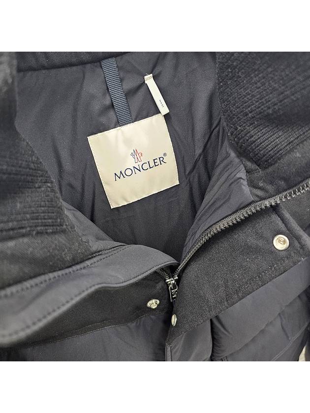 Mussala Short Down Padded Jacket Black - MONCLER - BALAAN 6