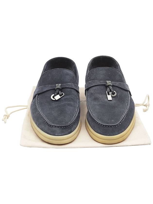 Loropiana Navy Summer Walk Charms Loafer 36 - LORO PIANA - BALAAN 2