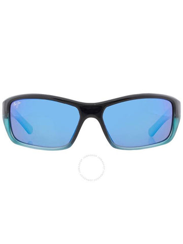 Maui Jim Barrier Reef Blue Hawaii Wrap Unisex Sunglasses B792-06C 62 - MAUI JIM - BALAAN 1