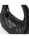 Nappa Leather Mini Bag with Topstitching Black - PRADA - BALAAN 6