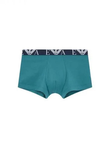 UNDERWEAR Men s Eagle Banding Solid Cotton Drawn Dark Green 271692 - EMPORIO ARMANI - BALAAN 1