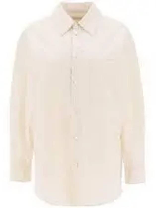 Poplin Oversized Shirt Light Cream - LEMAIRE - BALAAN 2