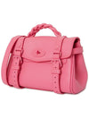 Women's Alexa Micro Classic Grain Mini Cross Bag Pink - MULBERRY - BALAAN 3