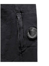 Men's Cotton Lens Wappen Bomber Jacket Black - CP COMPANY - BALAAN.
