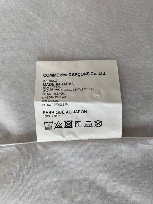 Men s White Shirt Red Waffen - COMME DES GARCONS - BALAAN 8