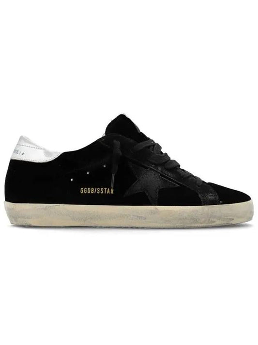 Superstar Velvet Low-Top Sneakers Black - GOLDEN GOOSE - BALAAN 2