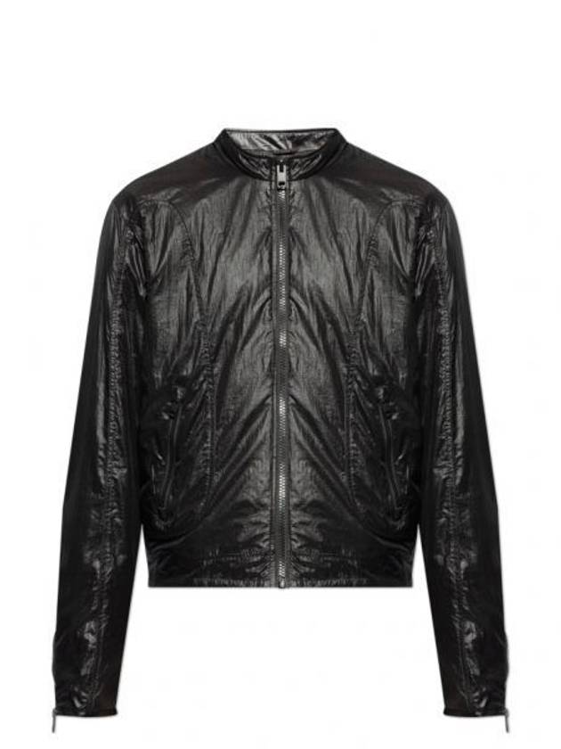 J Clay Shiny Ripstop Biker Jacket Black - DIESEL - BALAAN 2