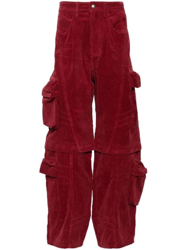 Milano Corduroy Cargo Pants Red - ANDERSSON BELL - BALAAN 1