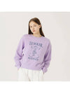 Brushed Options Drawing Spring Flower Sweat Shirts LAVENDER - LE SOLEIL MATINEE - BALAAN 2