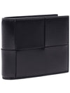 Intrecciato Leather Half Wallet Fondant - BOTTEGA VENETA - BALAAN 4