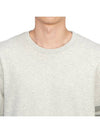 Classic Loopback Terry Tonal 4-Bar Relaxed Fit Crewneck Sweatshirt Pale Grey - THOM BROWNE - BALAAN 6