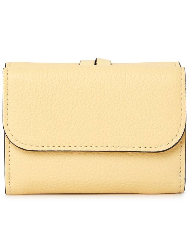 Alphabet Small Half Wallet Soft Yellow - CHLOE - BALAAN 3