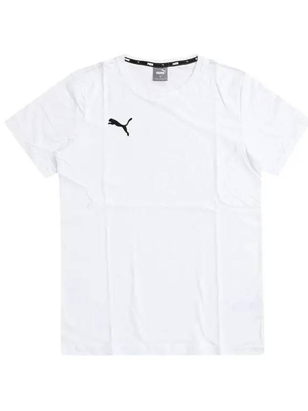 Team Goal 23 Casual Short Sleeve T-Shirt White - PUMA - BALAAN 3