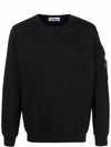 Waffen Patch Zipper Pocket Sweatshirt Black - STONE ISLAND - BALAAN 2