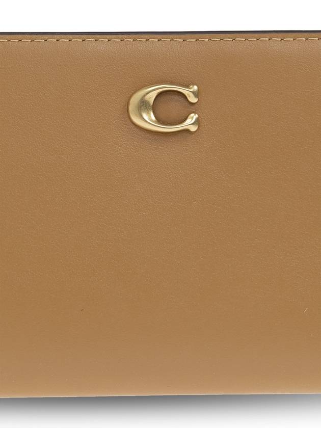 Coach Leather Wallet, Women's, Beige - COACH - BALAAN 5