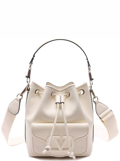 Drawstring Bucket Bag Ivory - VALENTINO - BALAAN 2