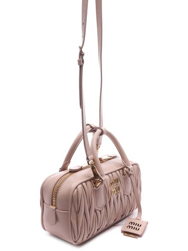 Arcadie Matelasse Nappa Leather Tote Bag Pink - MIU MIU - BALAAN 4