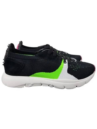 S0A56 BNH AVI Sound Low Top Sneakers Green - VALENTINO - BALAAN 1