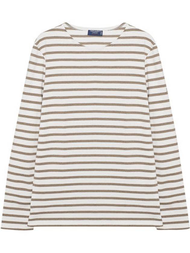 Women's Meridame II Striped Long Sleeve T-Shirt Neige Roche - SAINT JAMES - BALAAN 2