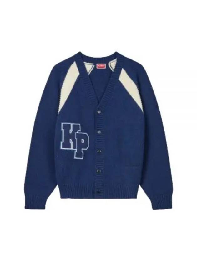 Paris Varsity Logo Patch Cardigan FE6 5CA48 43C H77 - KENZO - BALAAN 1